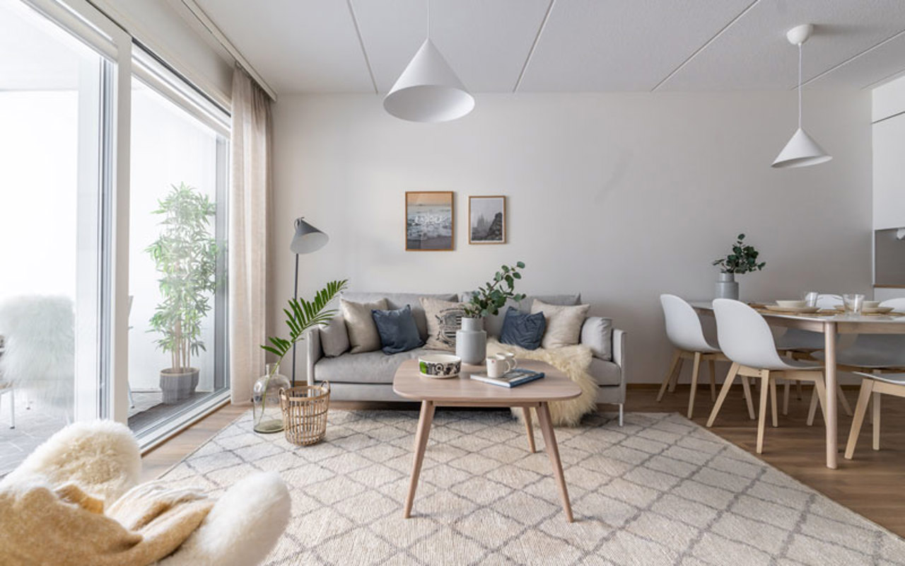 Hartela Oulun Lohitornin olohuone