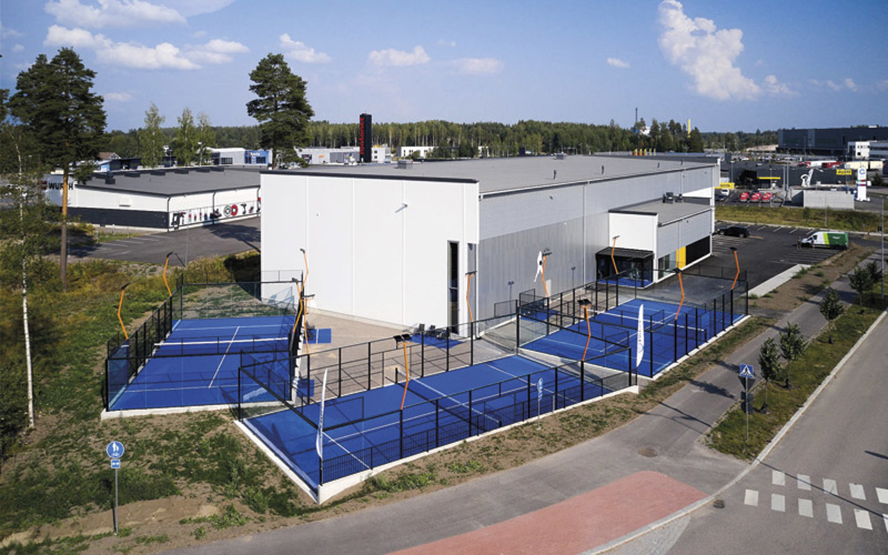 Valokuva Open Padel Järvenpään kentistä