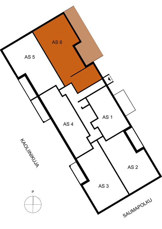 Turun Skala As.6 Sijaintikaavio