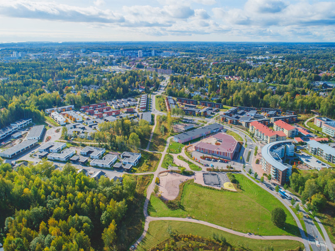 Ilmakuva Espoon Painiitystä.