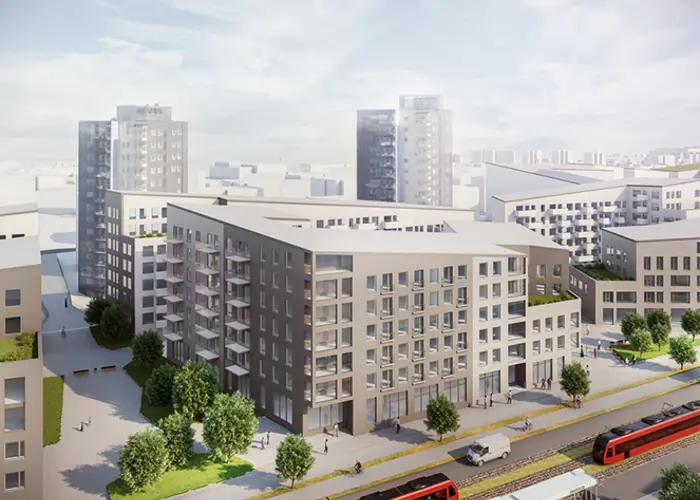 Hartela rakentaa Hervantaan uuden korttelin