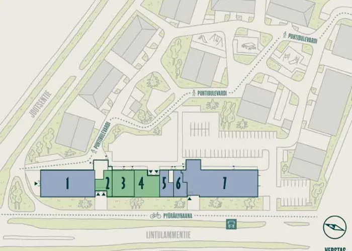 Karjasillan Verstaan kartta