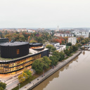 Ilmakuva Turun musiikkitalo Fuugasta