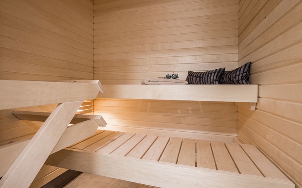 Hartelan Pitäjänmäen Siveltimen asunnon C47 sauna