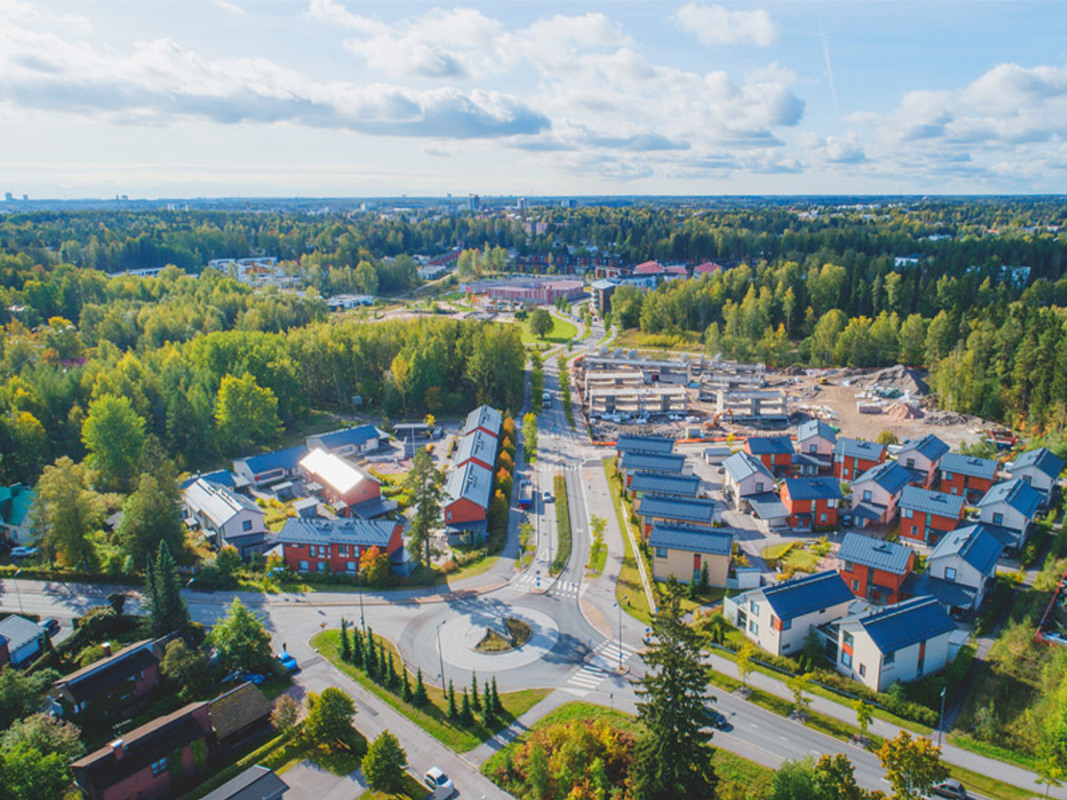 Ilmakuva Espoon Painiitystä.