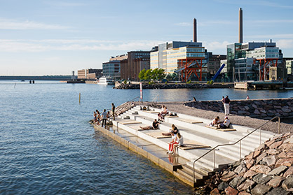 Hartela Helsingin merellinen Jätkäsaari maisemakuva