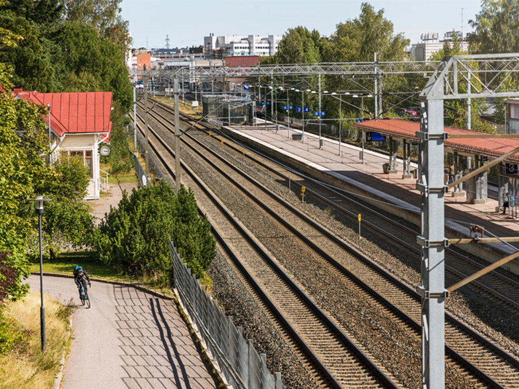 Pitäjänmäen juna-asema.