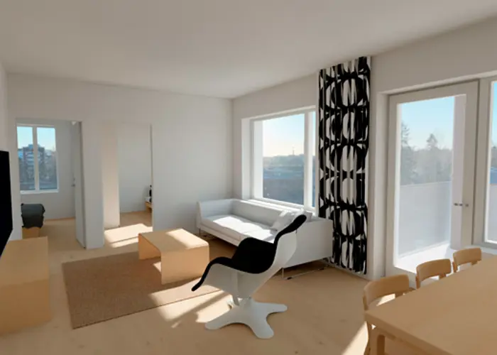 Kuva Espoon Olarin Komeetan virtuaaliasunnosta